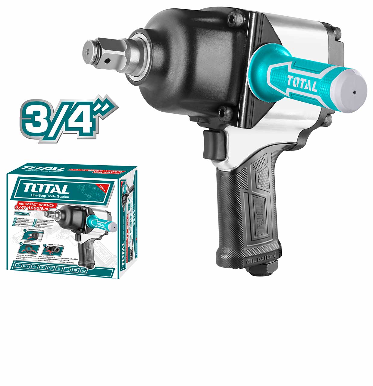 Total Air Impact Wrench TAT40342 Total
